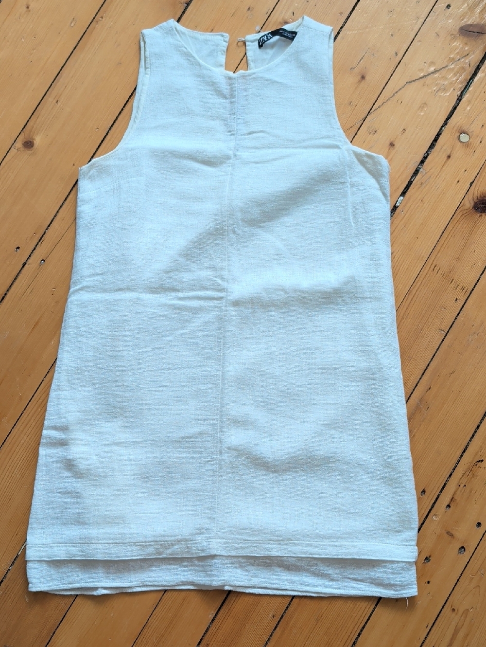 Zara Linen Shift Dress, M